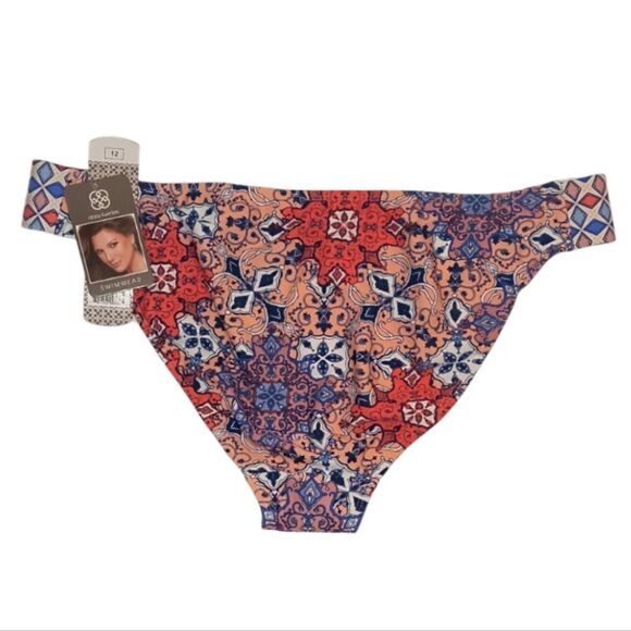 Daisy Fuentes Side Tab Hipster Swim Bottoms - Picture 2 of 2